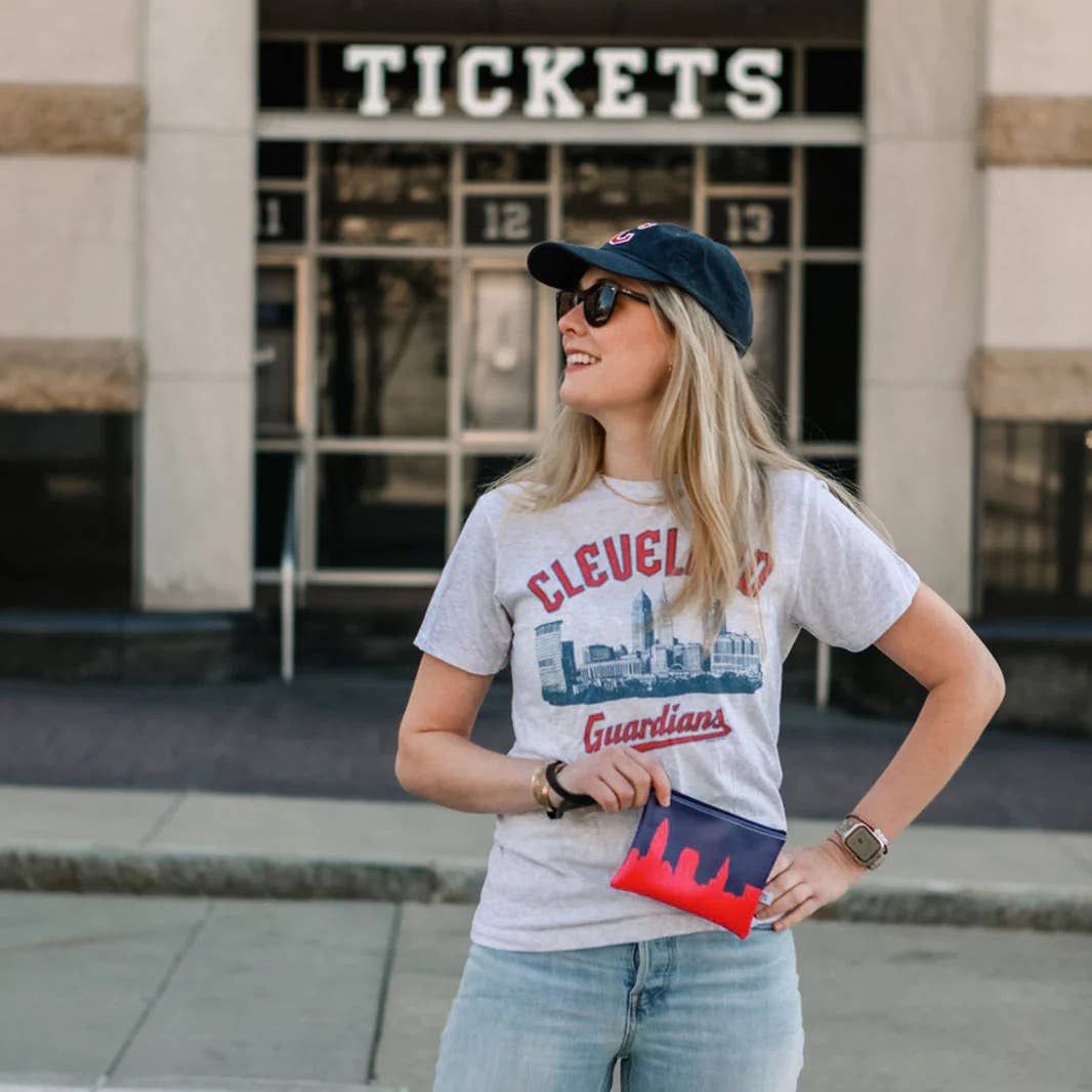 Cleveland Ohio Skyline Game Day Wristlet - Stadium Approved