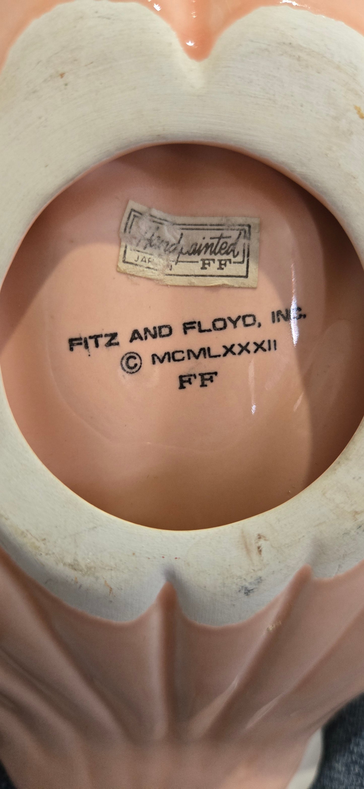 Fitz & Floyd Vintage Sea Shell Trinket Dish