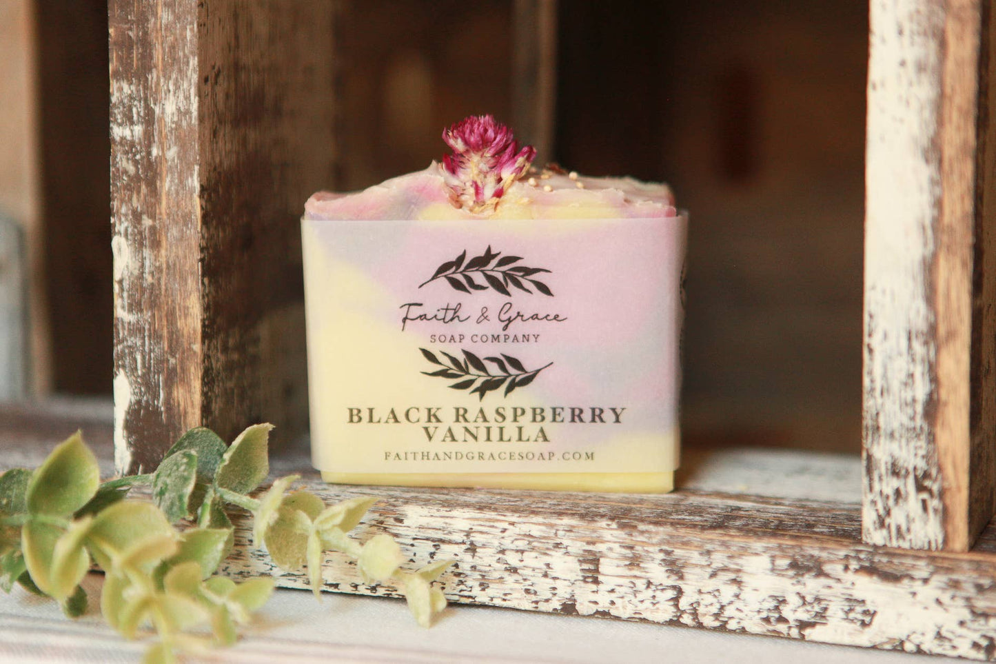 Black Raspberry Vanilla Artisan Soap, Premium Fragrance