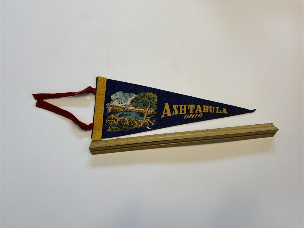 Vintage Ashtabula Pennant