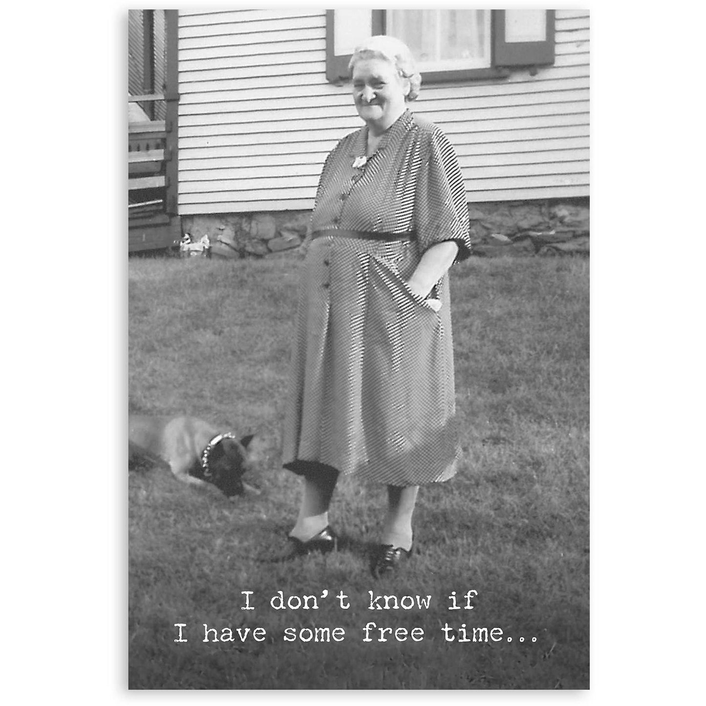 Free Time Greeting Card