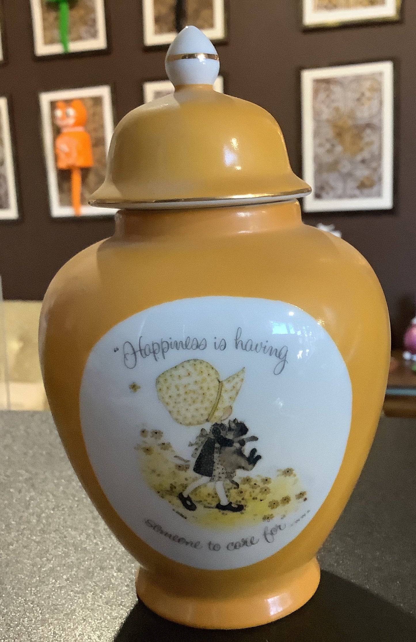 Vintage Holly Hobbie Jar