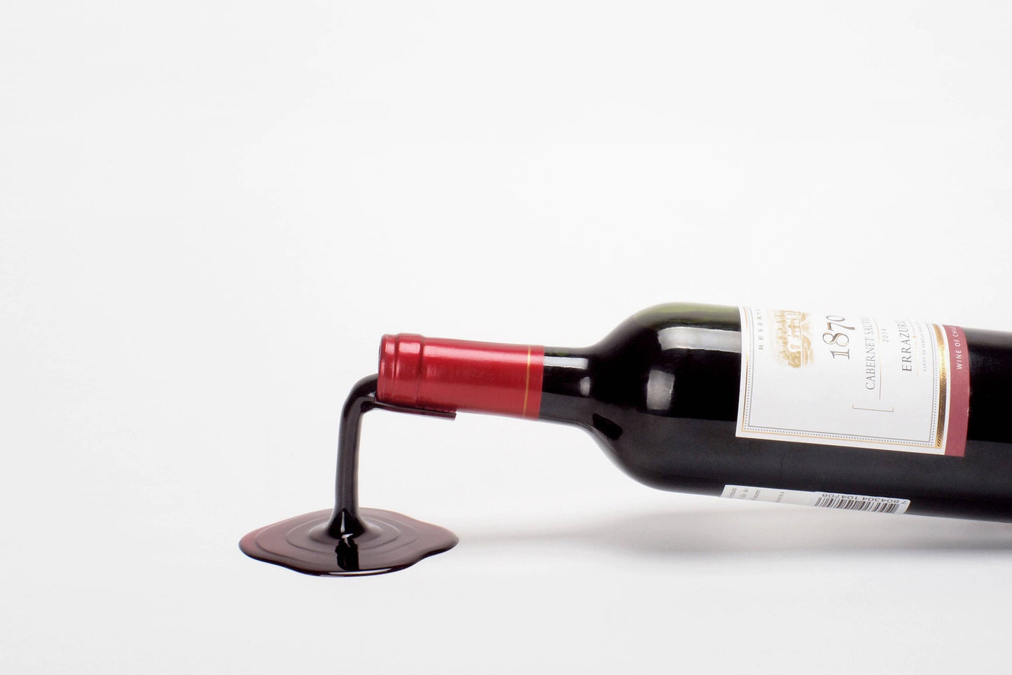 Spilled Wine Bottle Holder - Red & White (Set of 2)