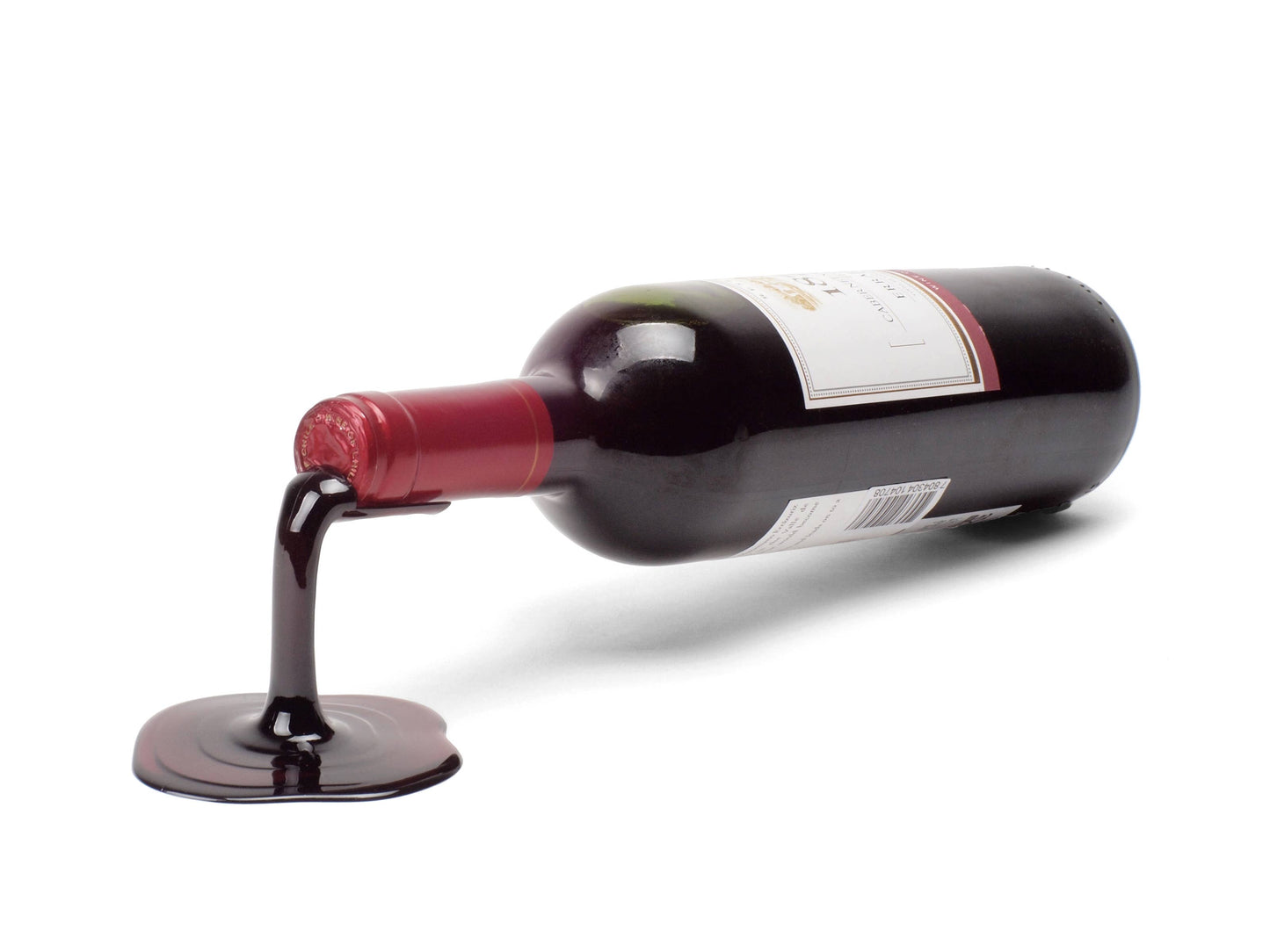 Spilled Wine Bottle Holder - Red & White (Set of 2)