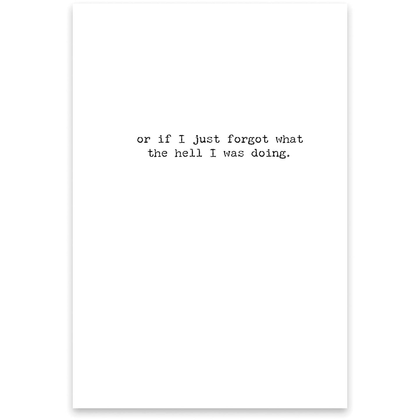 Free Time Greeting Card