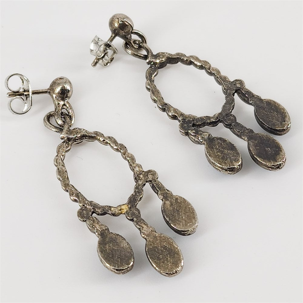 Vintage Faux Turquoise Earrings