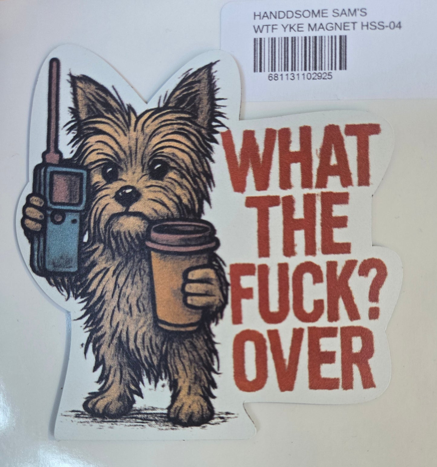 Yorkie Die Cut Magnet