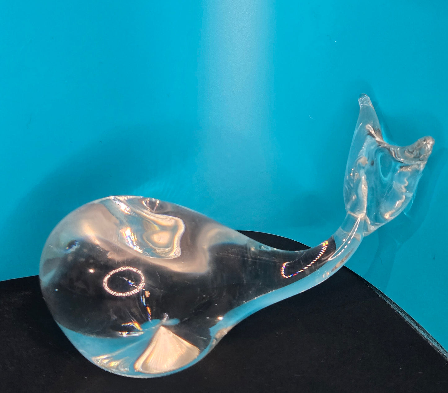 Glass whale