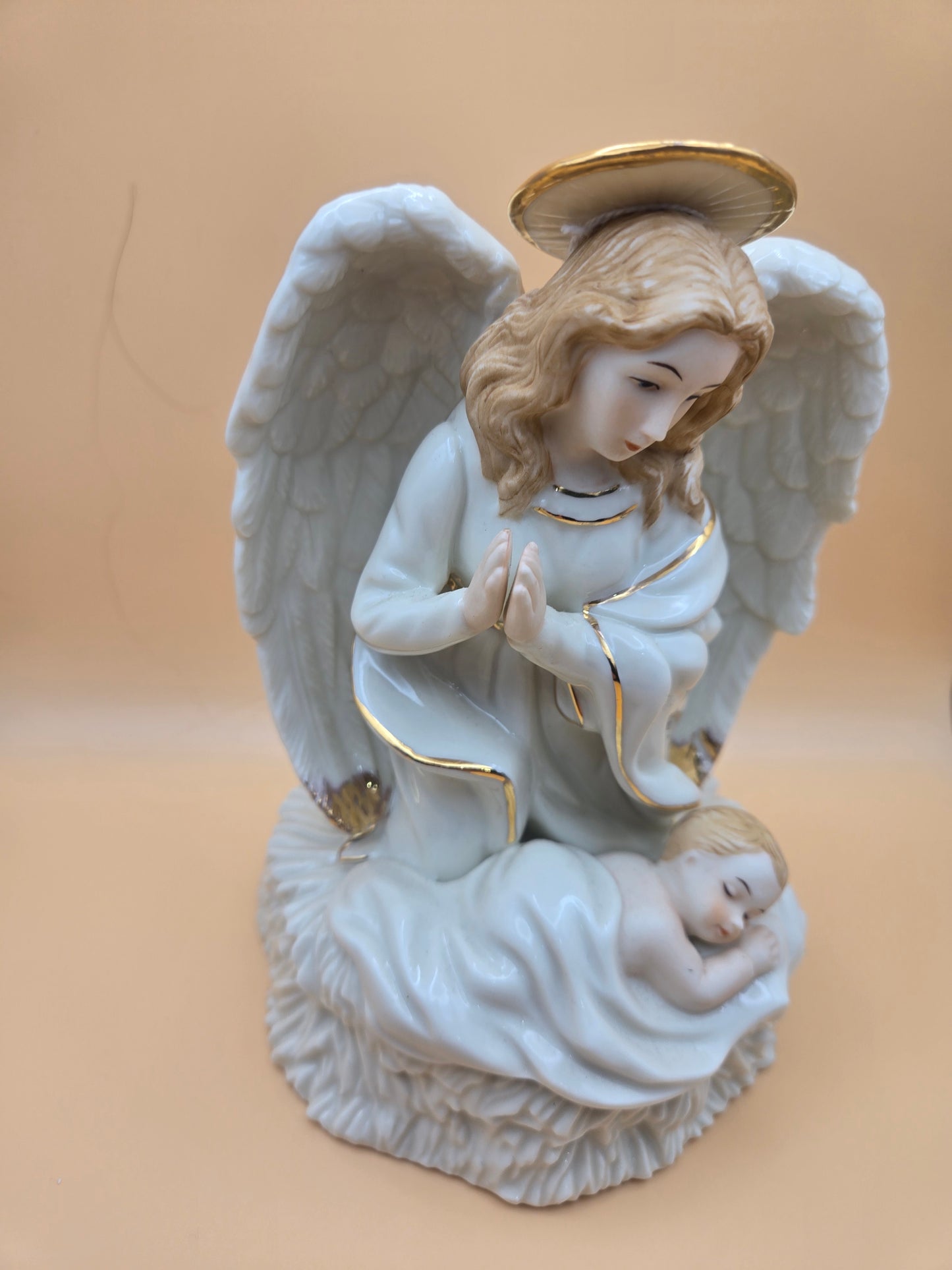 Angel with gold halo