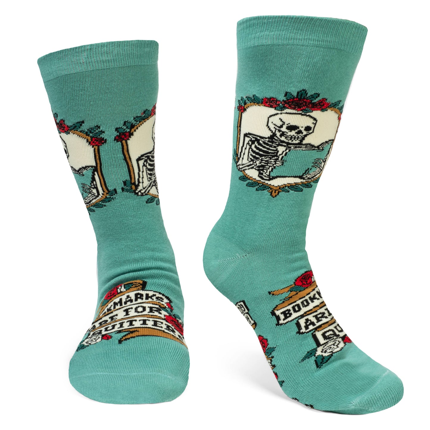 Bookmarks are for Quitters Book Socks