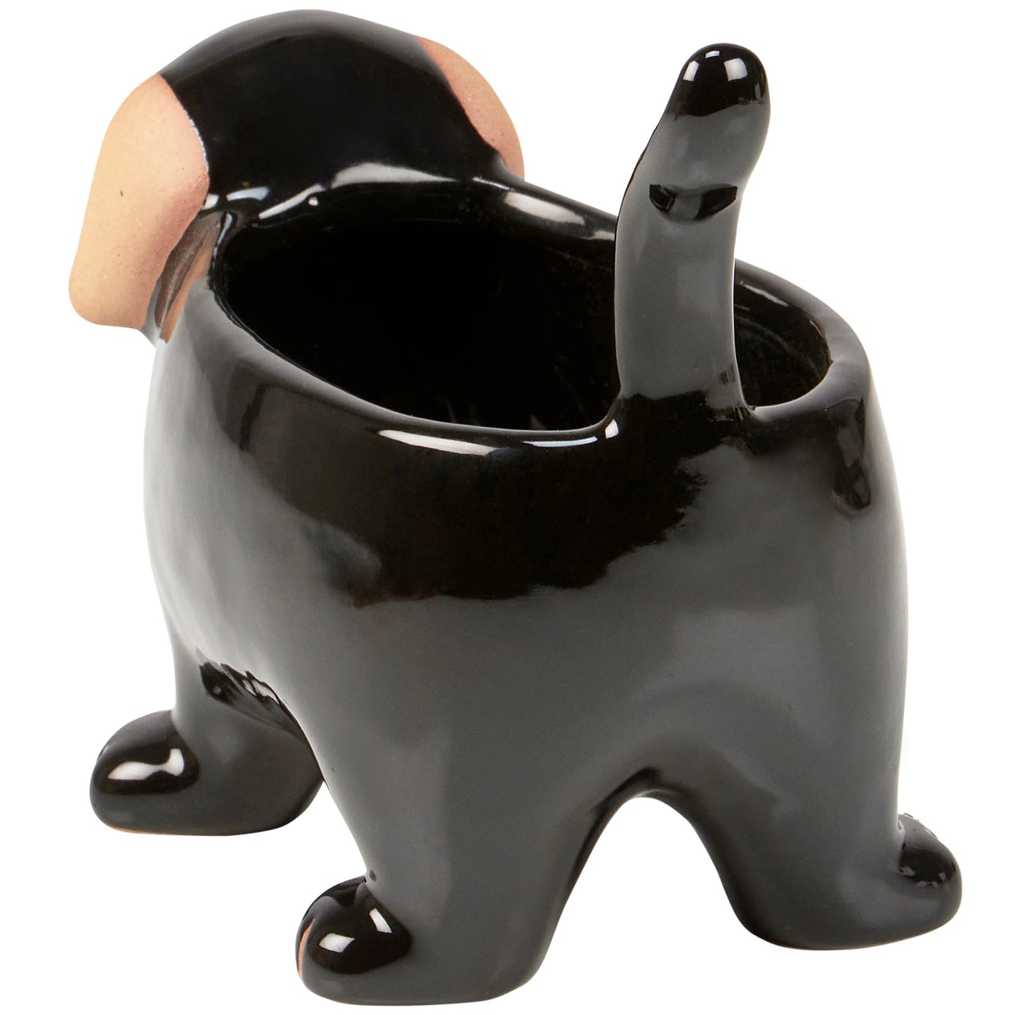 Black Dog Planter