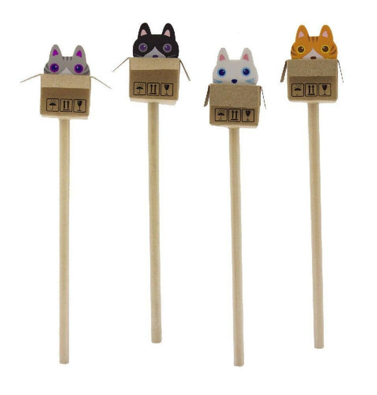 Cat In The Box Eraser & Pencil Duo