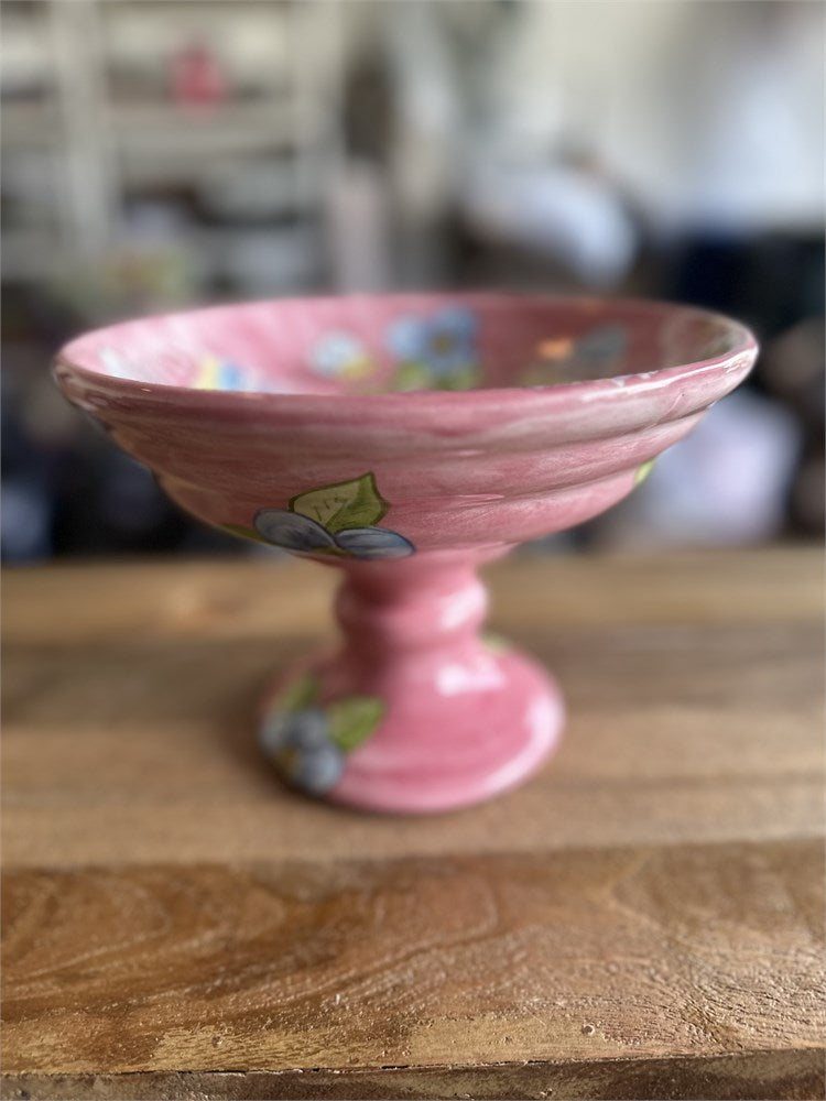 L.Gates 2001 Ceramic Pedestal Bowl