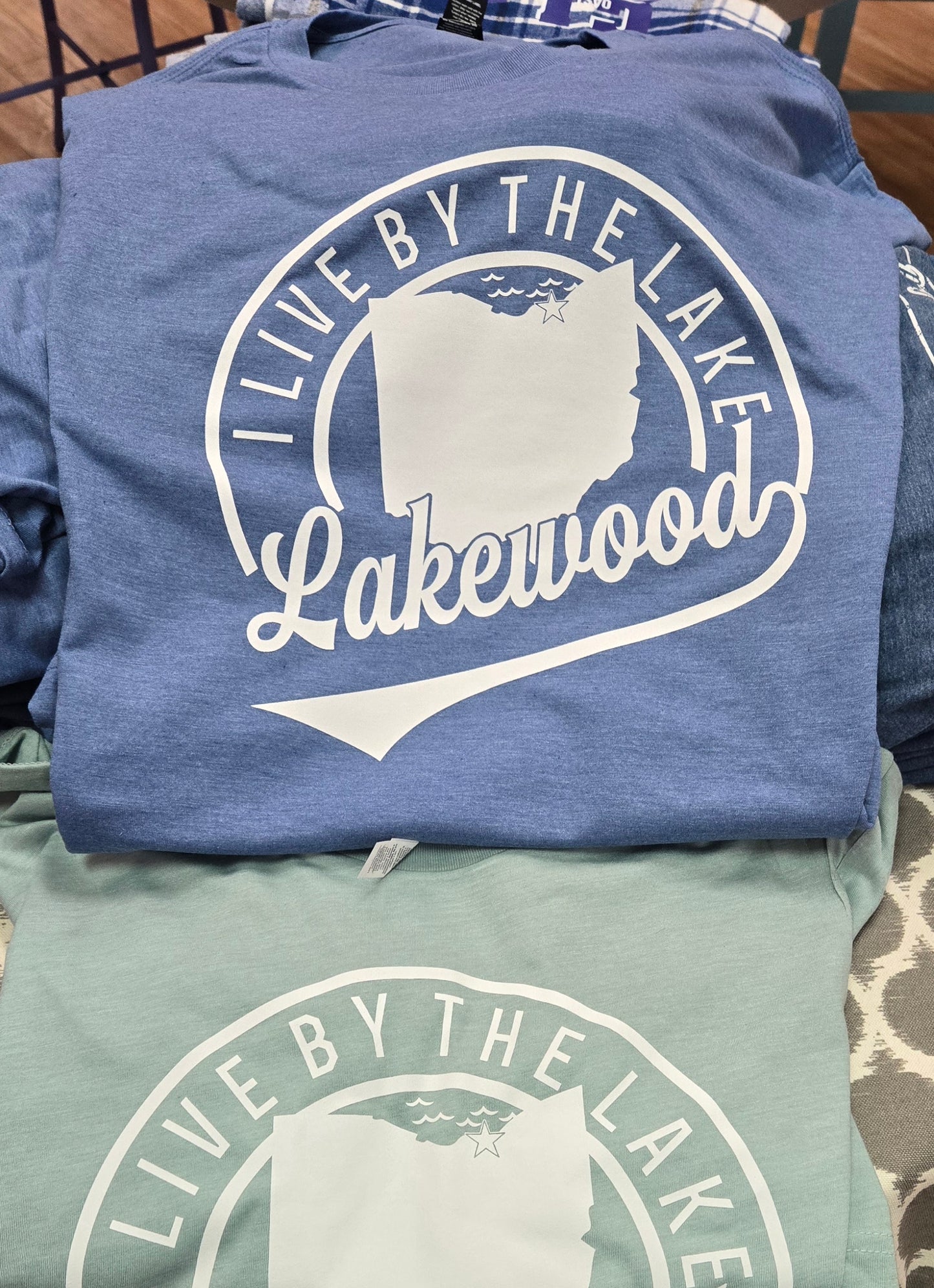 I Live by the Lake Triblend T-Shirt