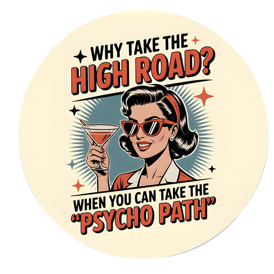 Sassy Fun Full Color Printed Coasters - Glossy Ceramic