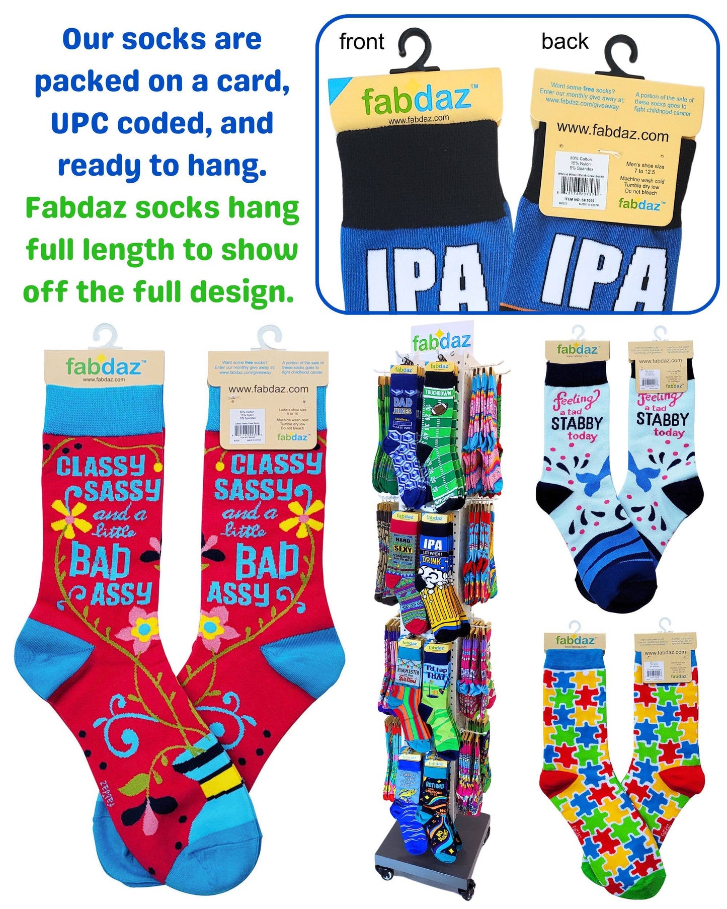 Bacon Makes Everything Better Men's Novelty Crew Socks