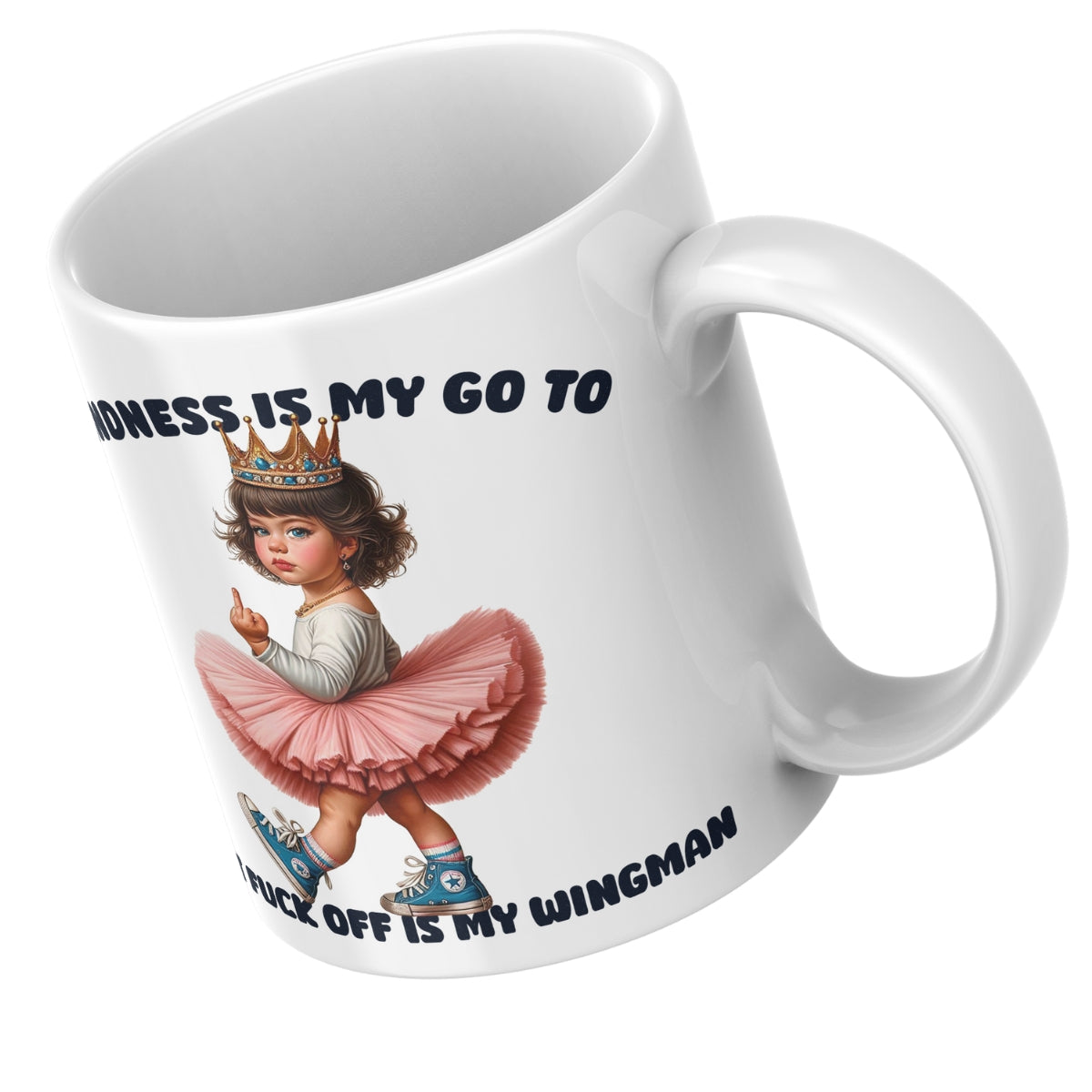 Kindness is my Go To 11oz Ceramic Coffee Mug - Dishwasher Safe