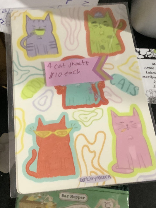 Cat Sheets