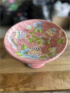L.Gates 2001 Ceramic Pedestal Bowl