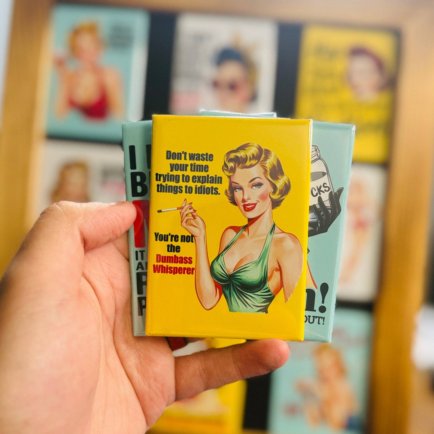 Karma May Be A Bitch... But I'm Way Worse - Rectangle Magnet