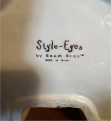 2002 Style-Eyes by Baum Bros 100th Teddy Bear Ceramic Cookie Jar