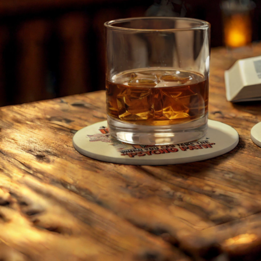 Sassy Fun Full Color Printed Coasters - Glossy Ceramic