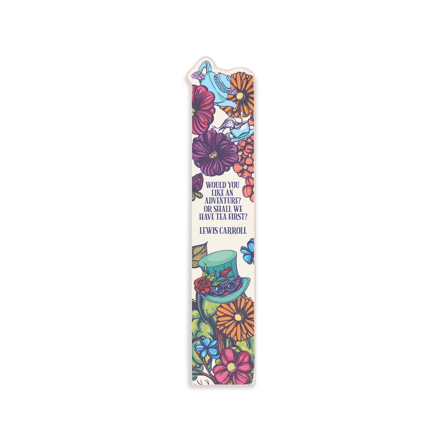 Bookmark, Alice in Wonderland - Floral Nonsense