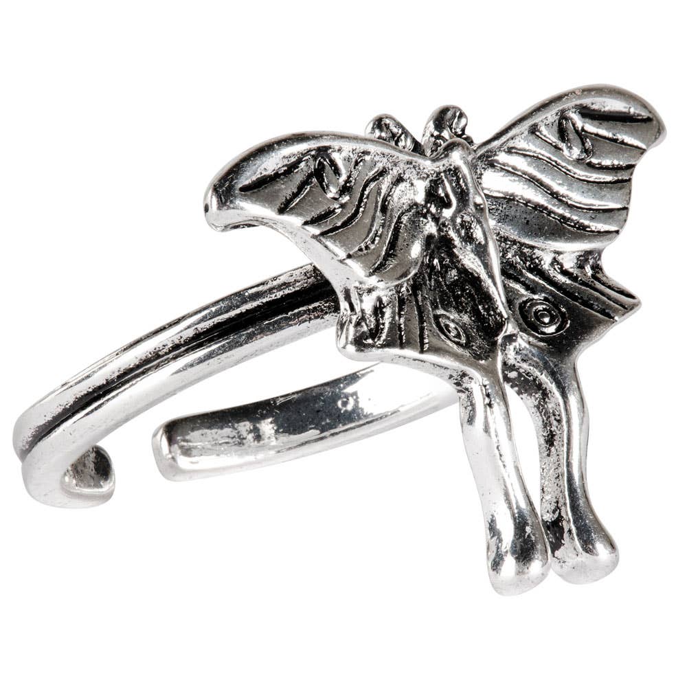ADJUSTABLE SMALL MOTH  RING