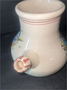 Vintage Hand Painted Pottery Pitcher