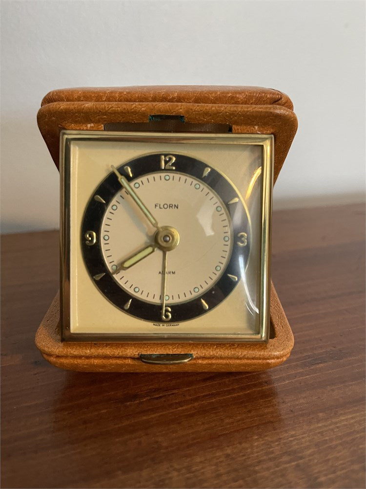 Vintage Florn Travel Desk Clock