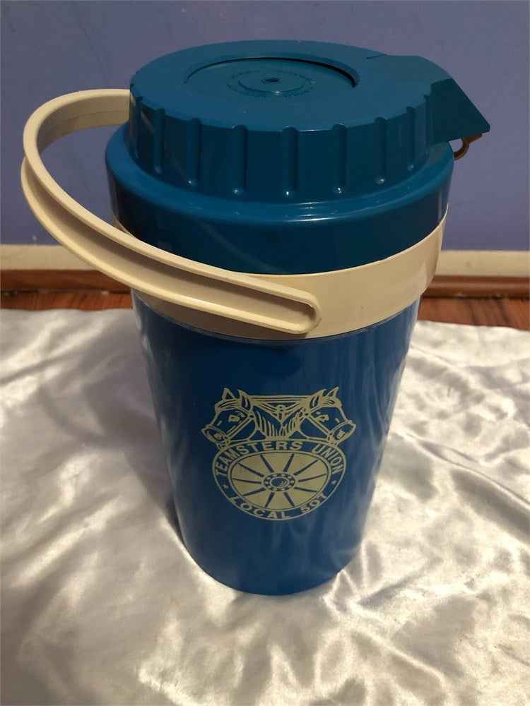 Vintage Aladdin Bakers Union Local 19 Half Gallon Insulated Jug