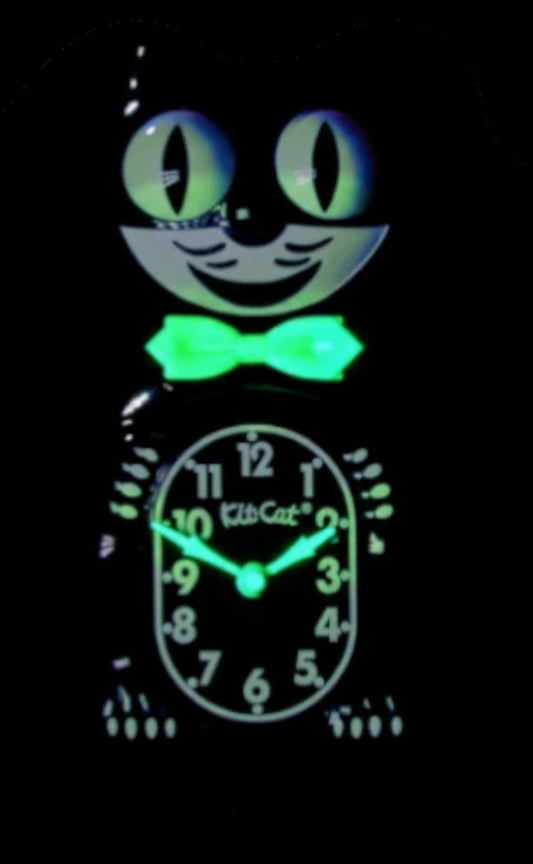 Classic Black Glow Kit-Cat Klock