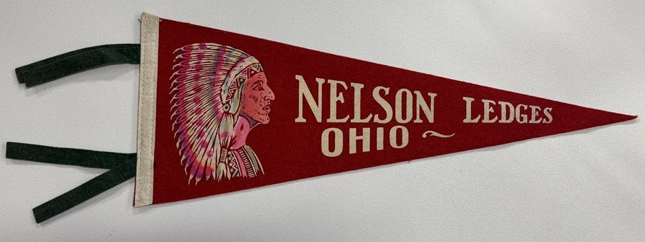 Vintage Nelson Ledges Pennant