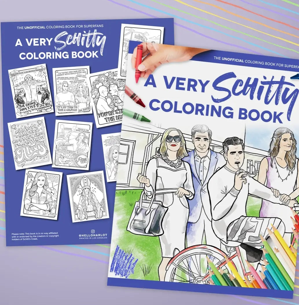 A Very Schitty Coloring Book
