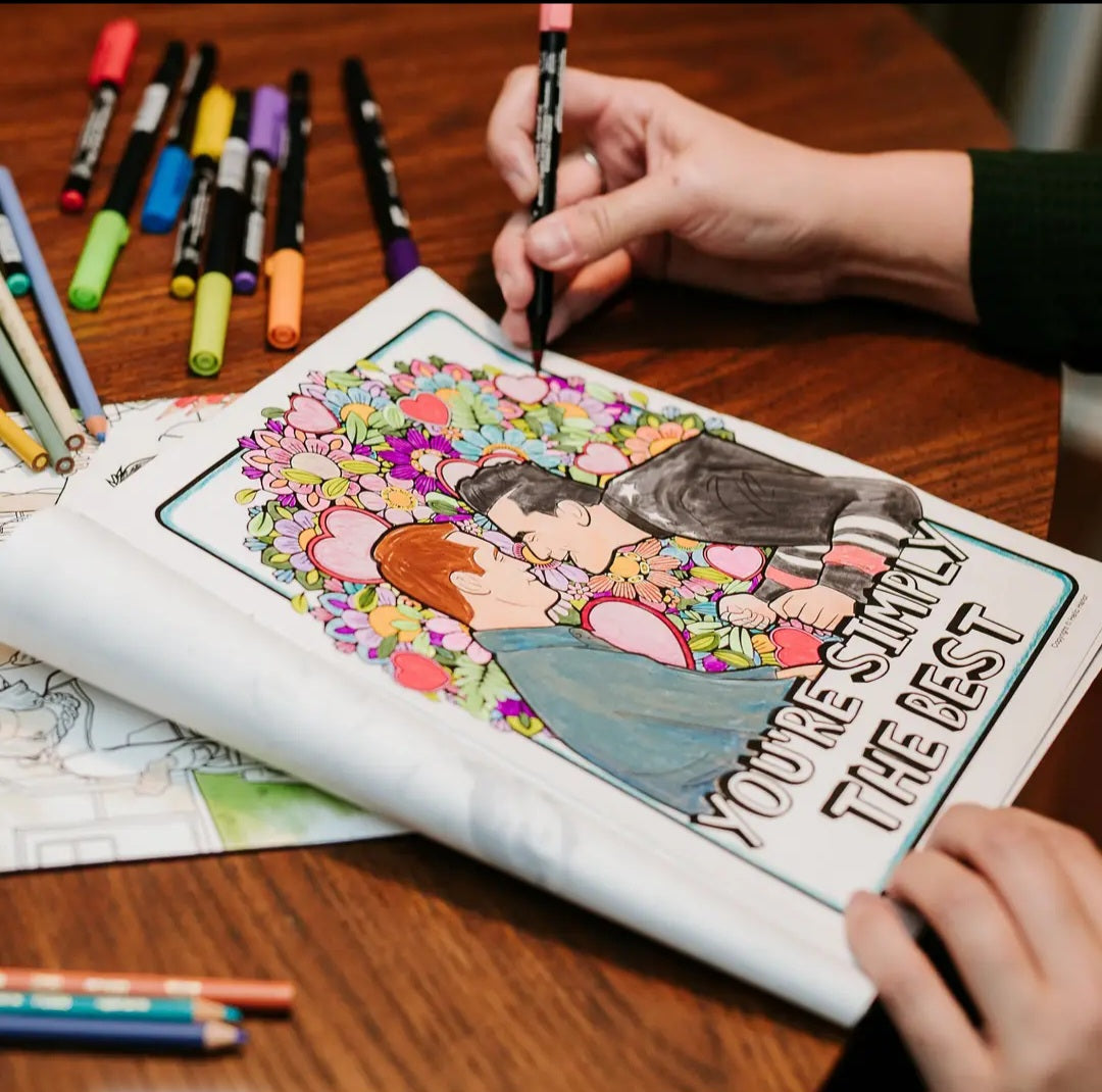 A Very Schitty Coloring Book