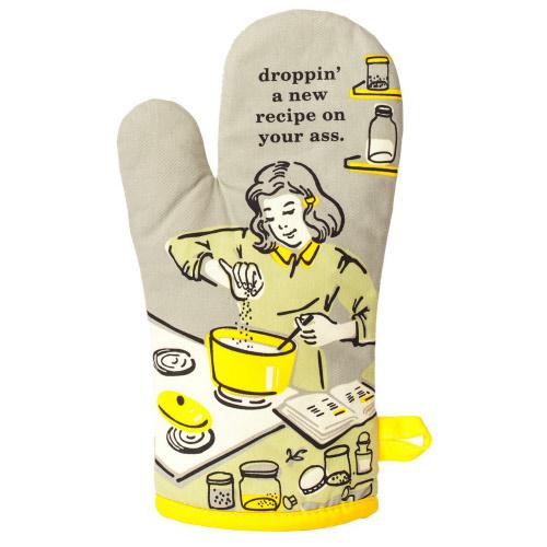 Droppin' a Recipe Oven Mitt