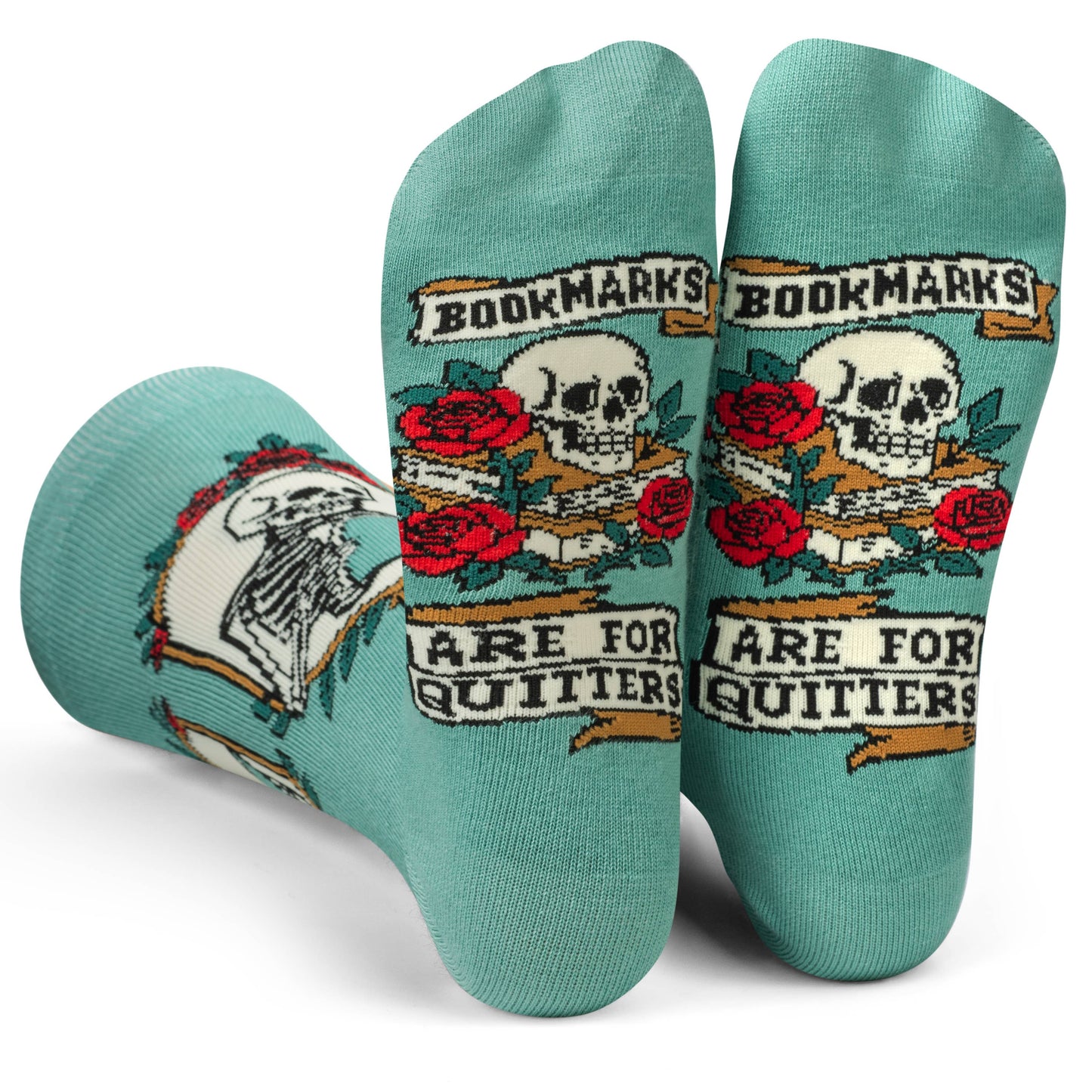 Bookmarks are for Quitters Book Socks