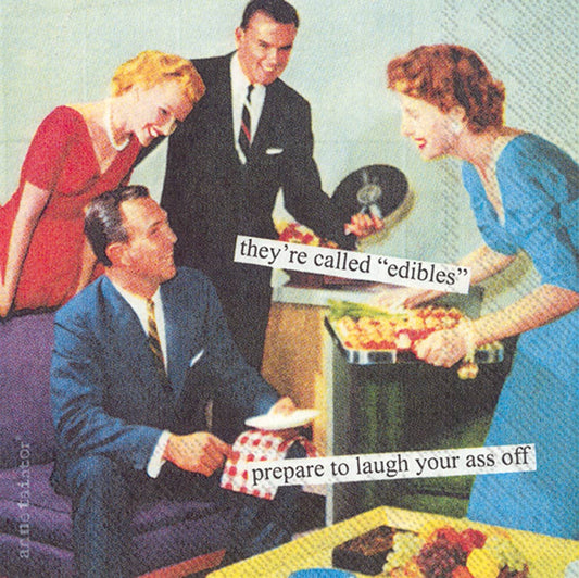 Paper Cocktail Napkins Pack of 20 Anne Taintor Edibles