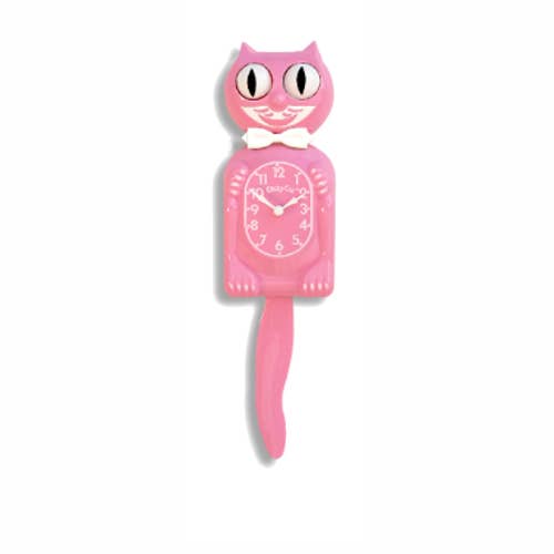 Pink Satin Kitty-Cat Klock