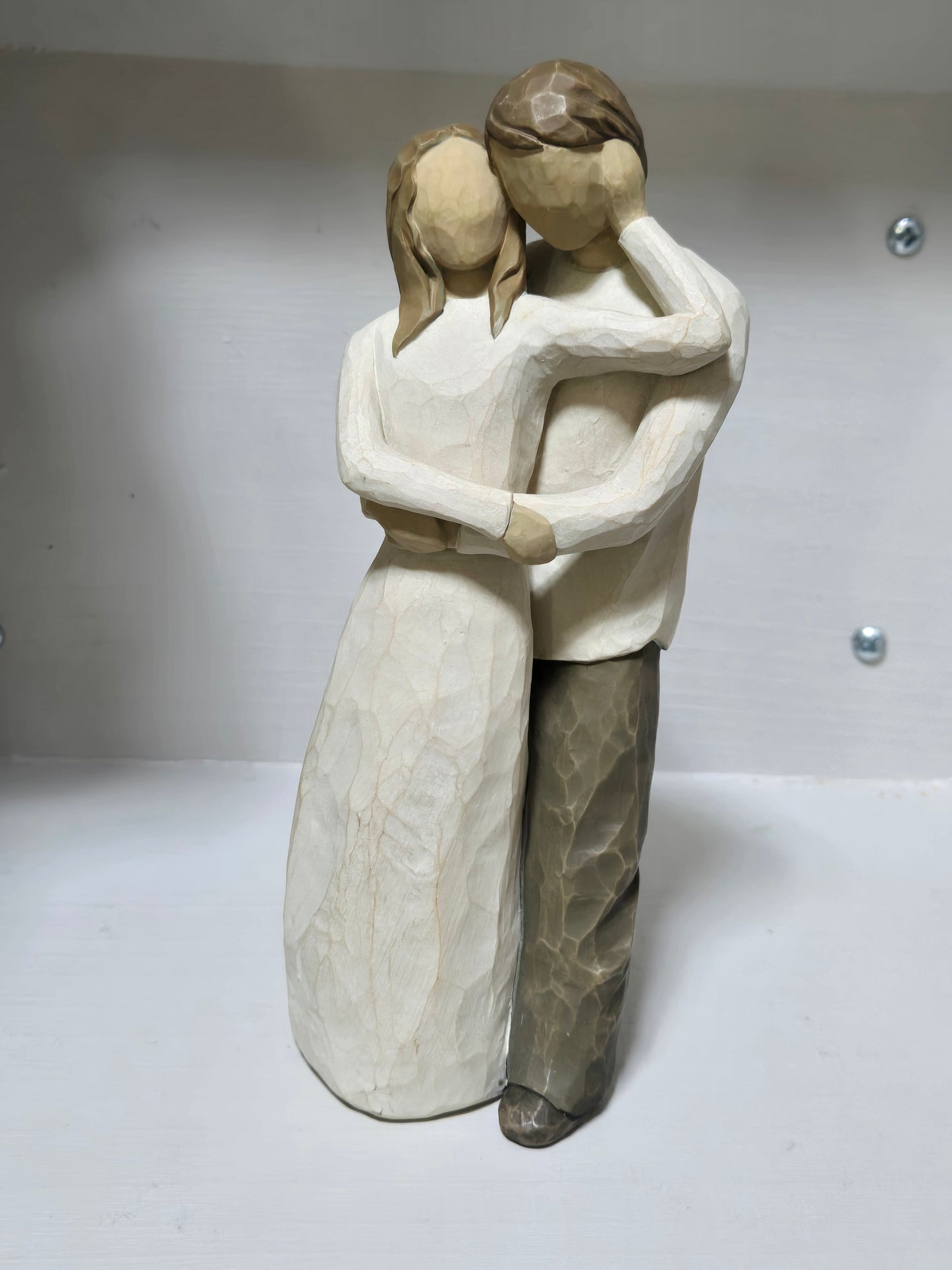 Couple holding each other