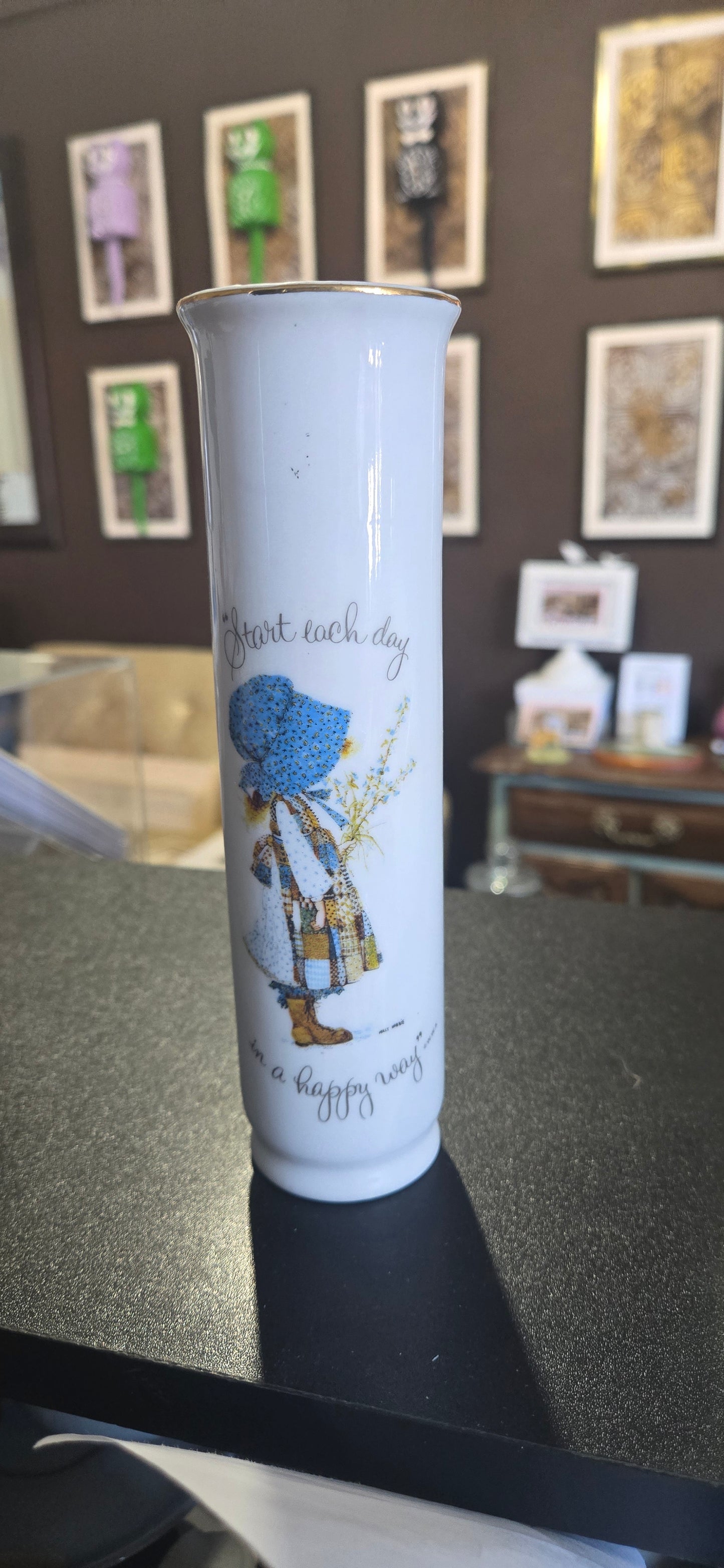 Vintage Holly Hobbie Vase