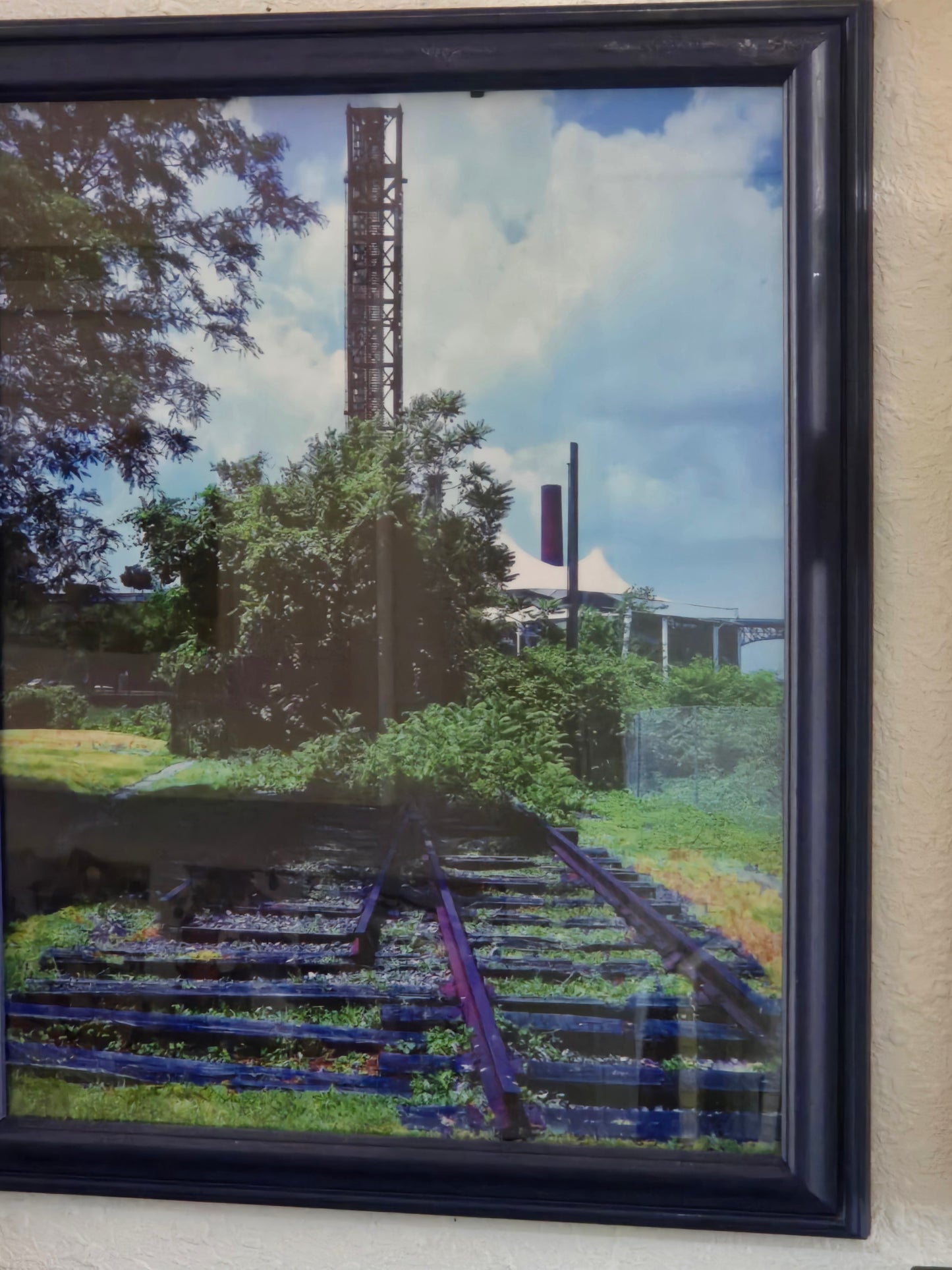 Old railroad in the flats