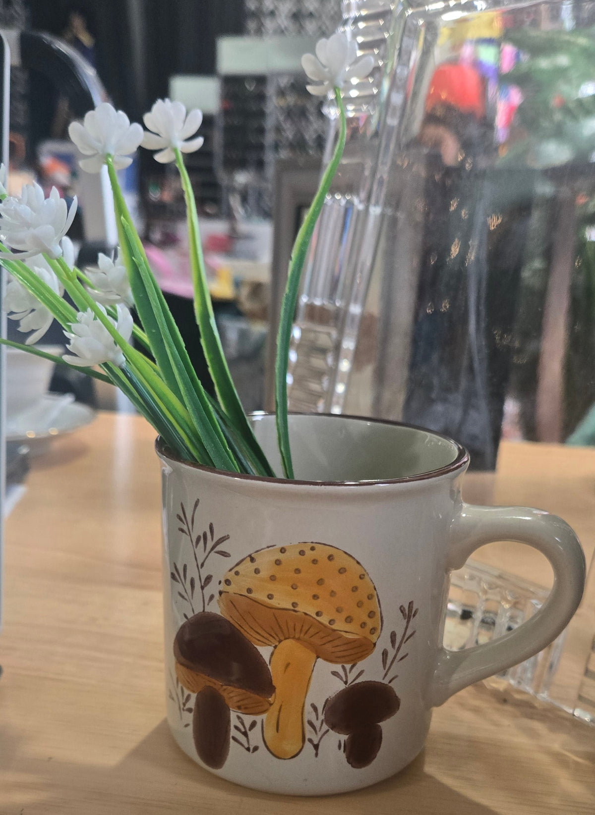Vintage Mushroom Mug Made in Korea