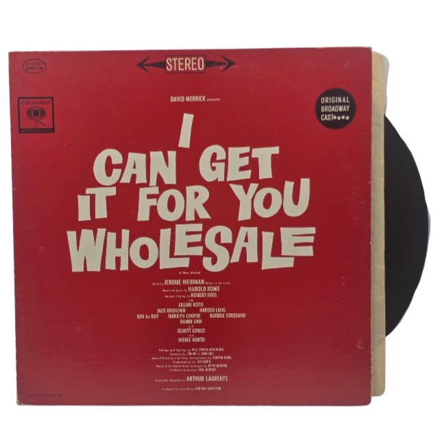 1962, Original Broadway Cast Recording, "I Can Get It For You Wholesale