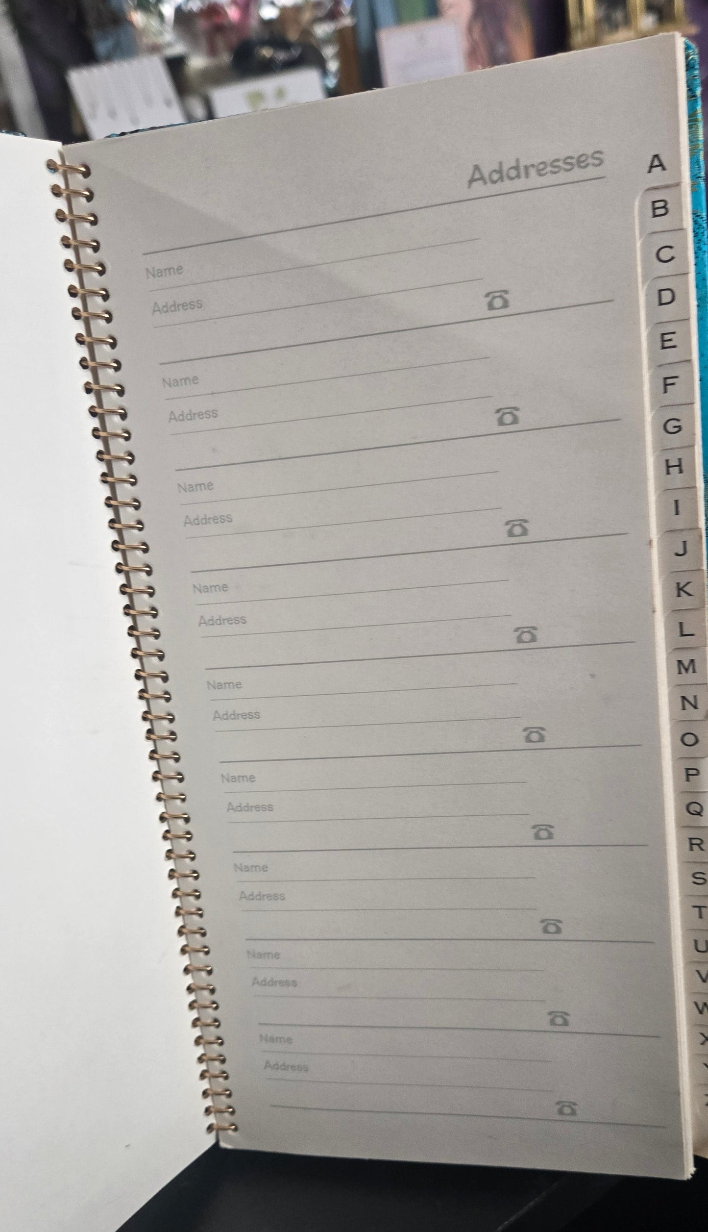 Vintage Chinese Style Address Book