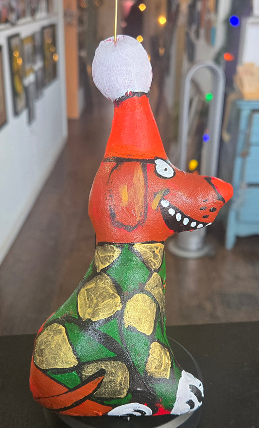 George Kocar Custom Painted Dog Ornament