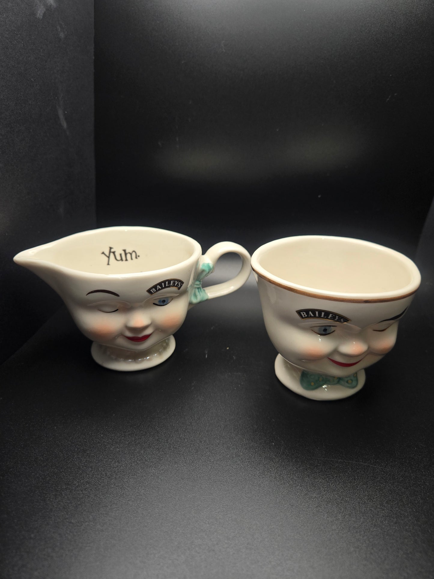 Creamer and tea cup