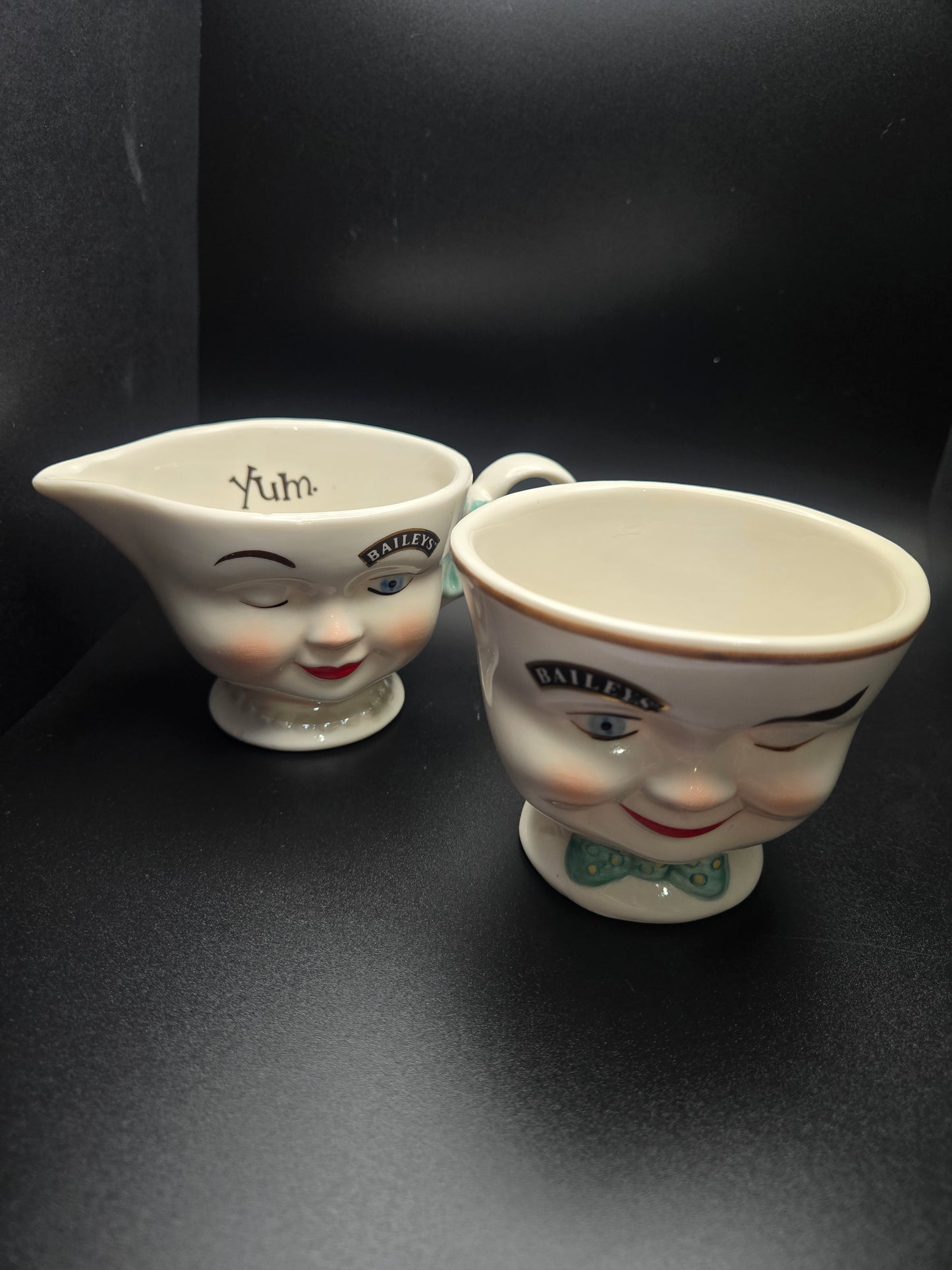 Creamer and tea cup