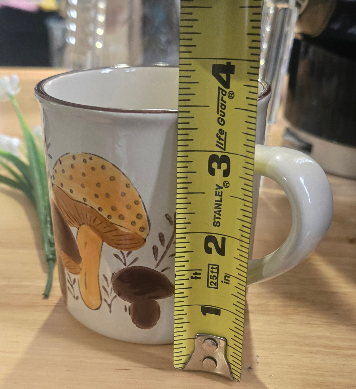 Vintage Mushroom Mug Made in Korea